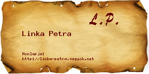 Linka Petra névjegykártya